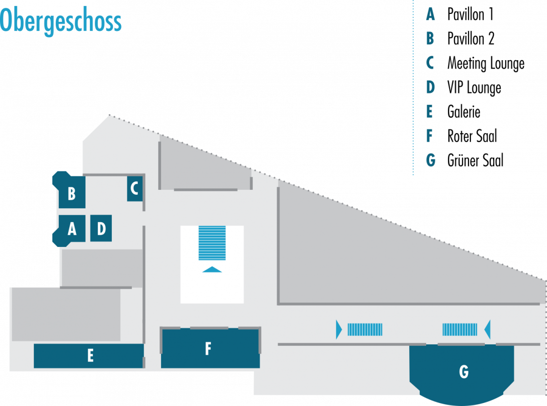 Etagenplan - Obergeschoss - Messe und Congress Centrum Halle Münsterland